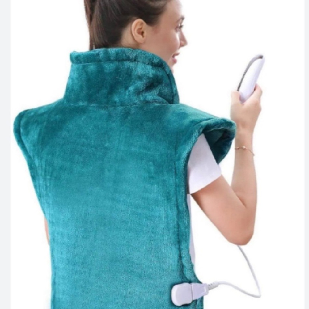🔥🔥Electric Heating Pad for Back & Shoulder Relief w/Four Adjustable Settings - Picture 3 of 8